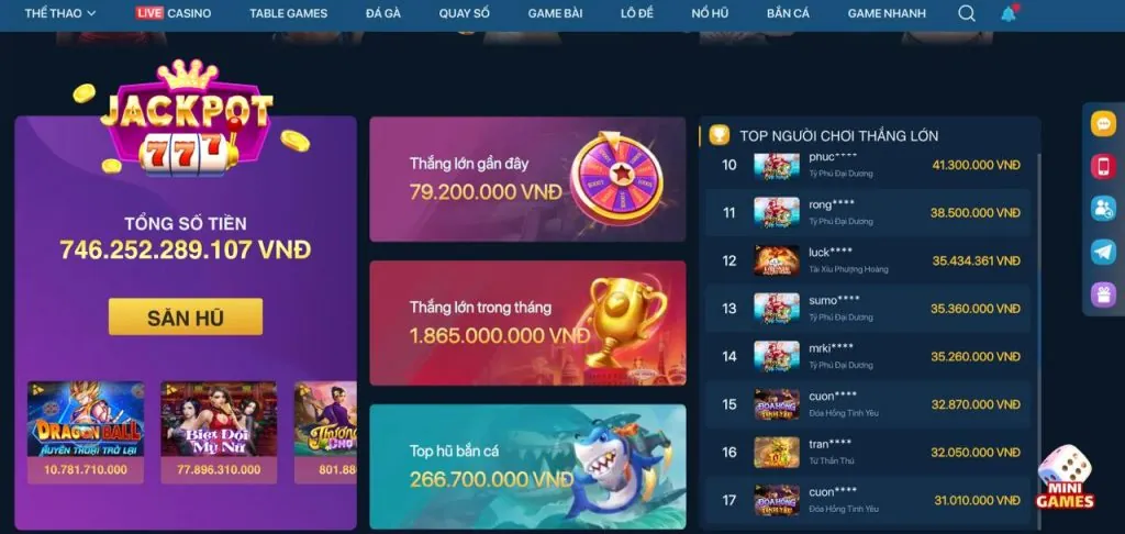 Hình ảnh các chương trình khuyến mãi và ưu đãi Game789 Casino